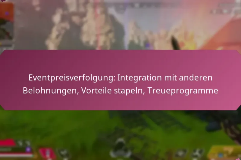 Eventpreisverfolgung: Integration mit anderen Belohnungen, Vorteile stapeln, Treueprogramme