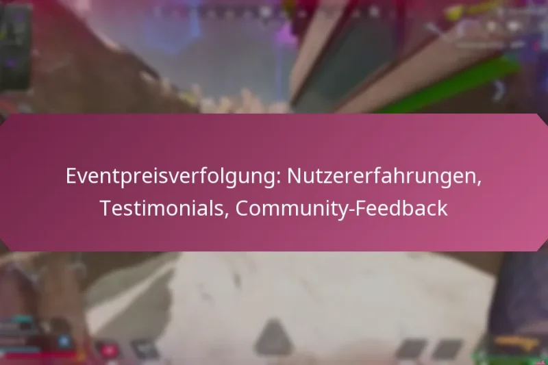 Eventpreisverfolgung: Nutzererfahrungen, Testimonials, Community-Feedback