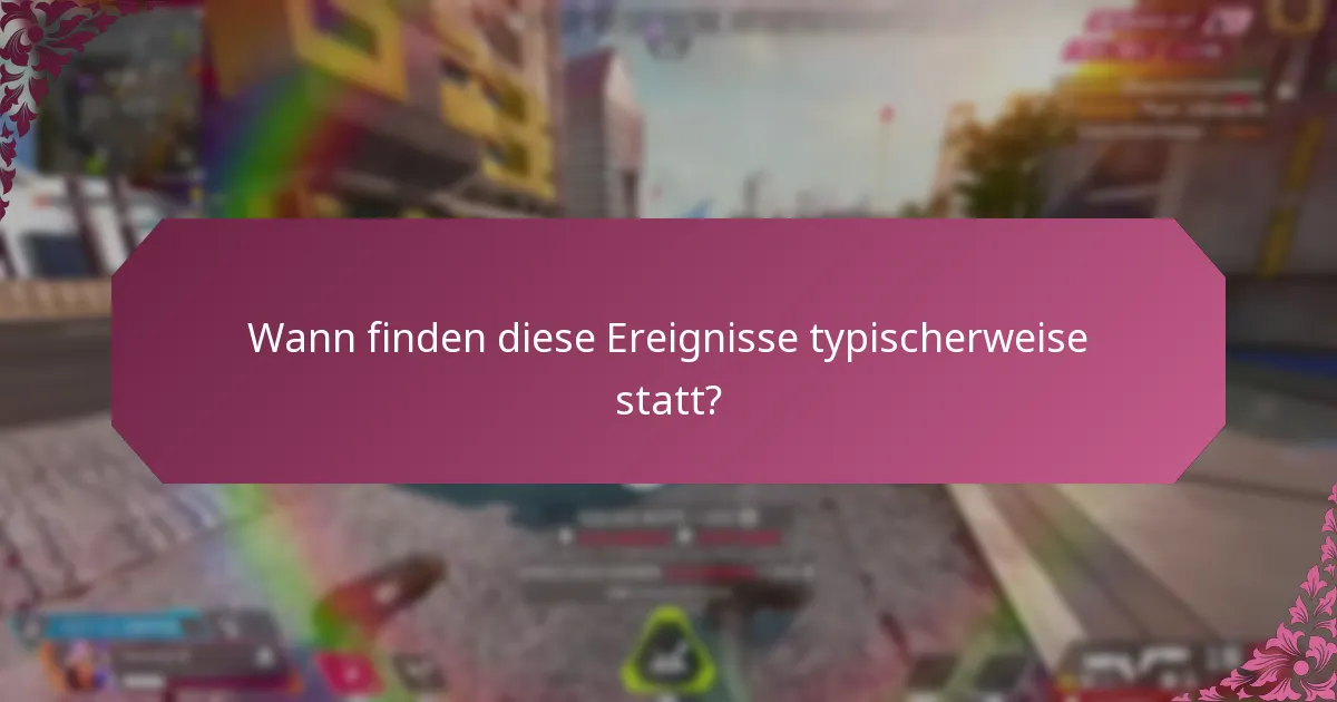 Wie funktionieren die Preisstrukturen während dieser Ereignisse?