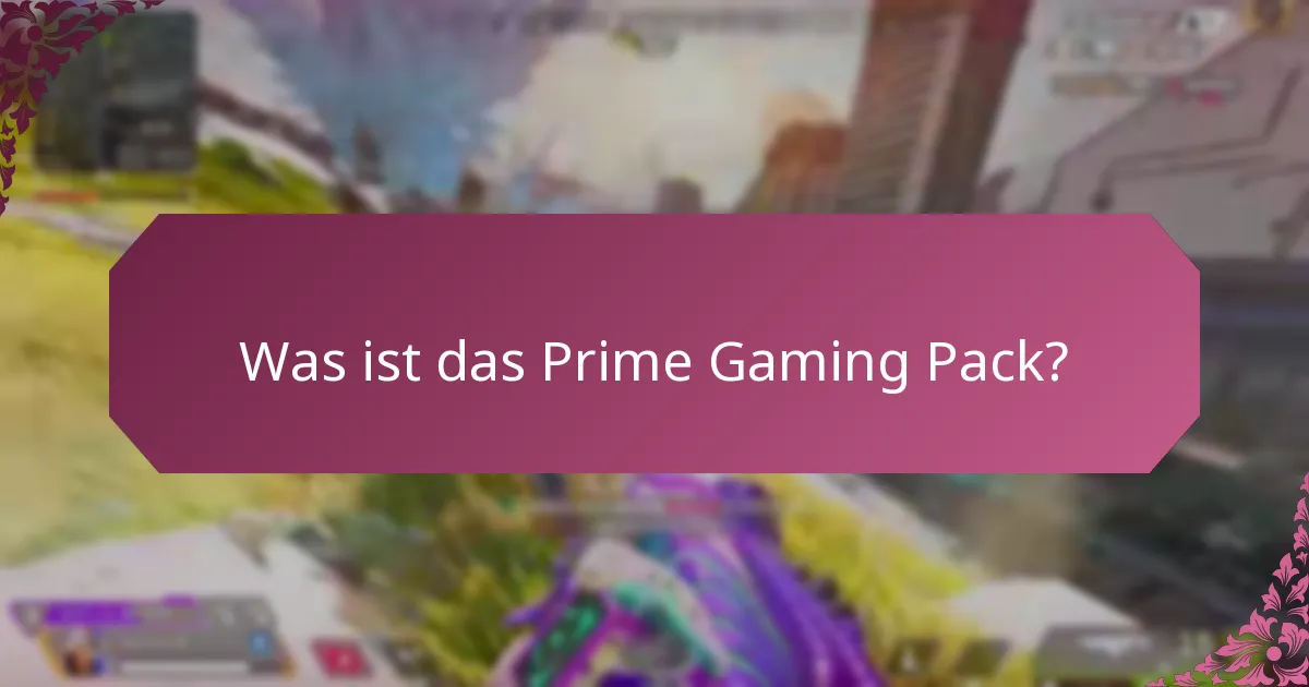 Wie beeinflusst das Prime Gaming Pack das Gameplay?