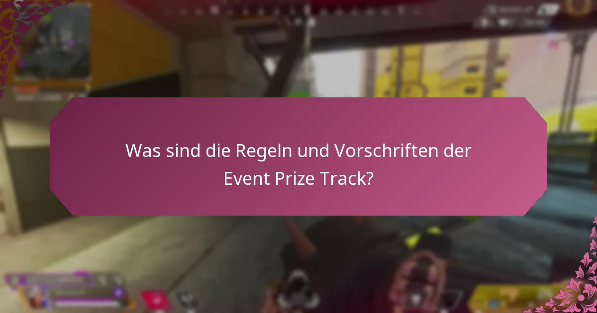 Wie werden die Preise in der Event Prize Track vergeben?
