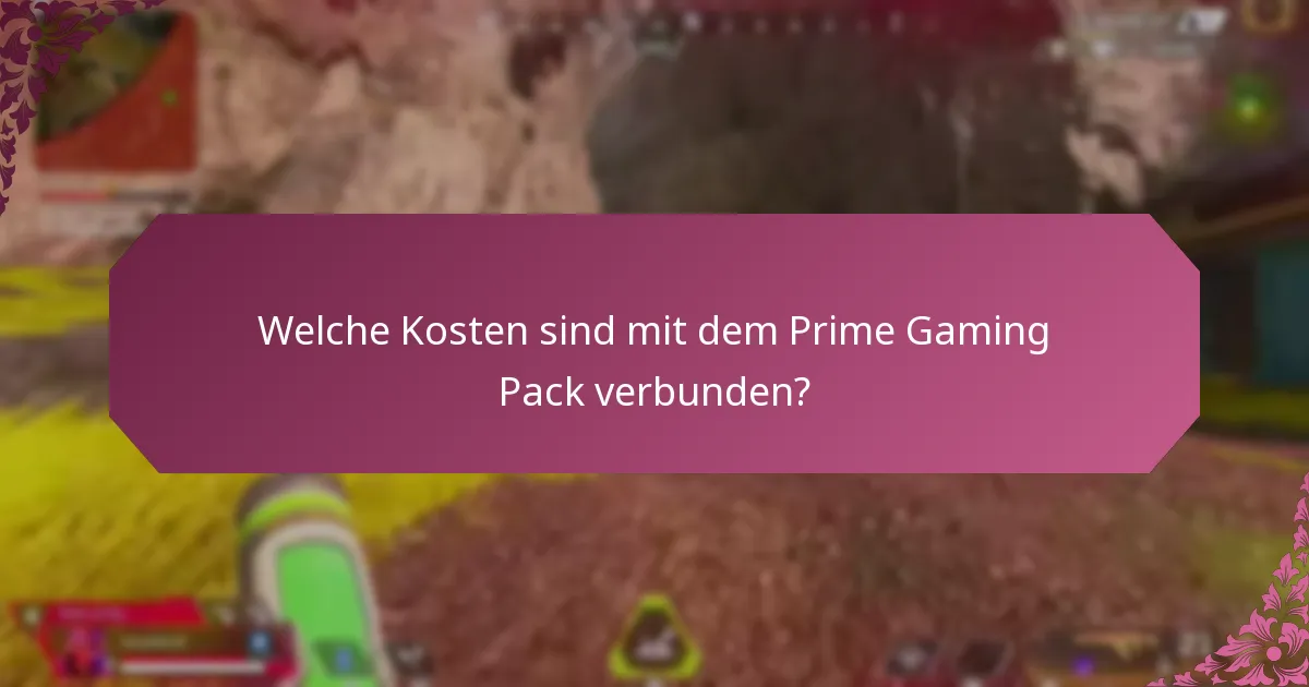 Welche Arten von In-Game-Inhalten sind im Prime Gaming Pack verfügbar?