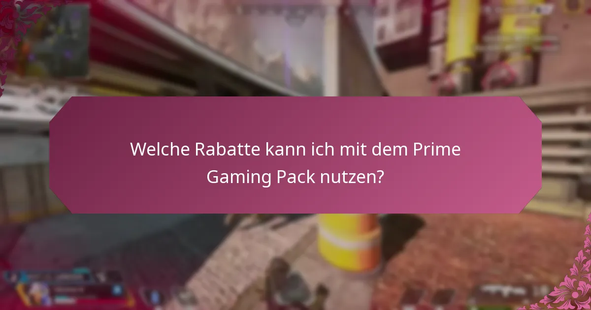 Wie schneidet das Prime Gaming Pack im Vergleich zu anderen Gaming-Abonnementdiensten ab?