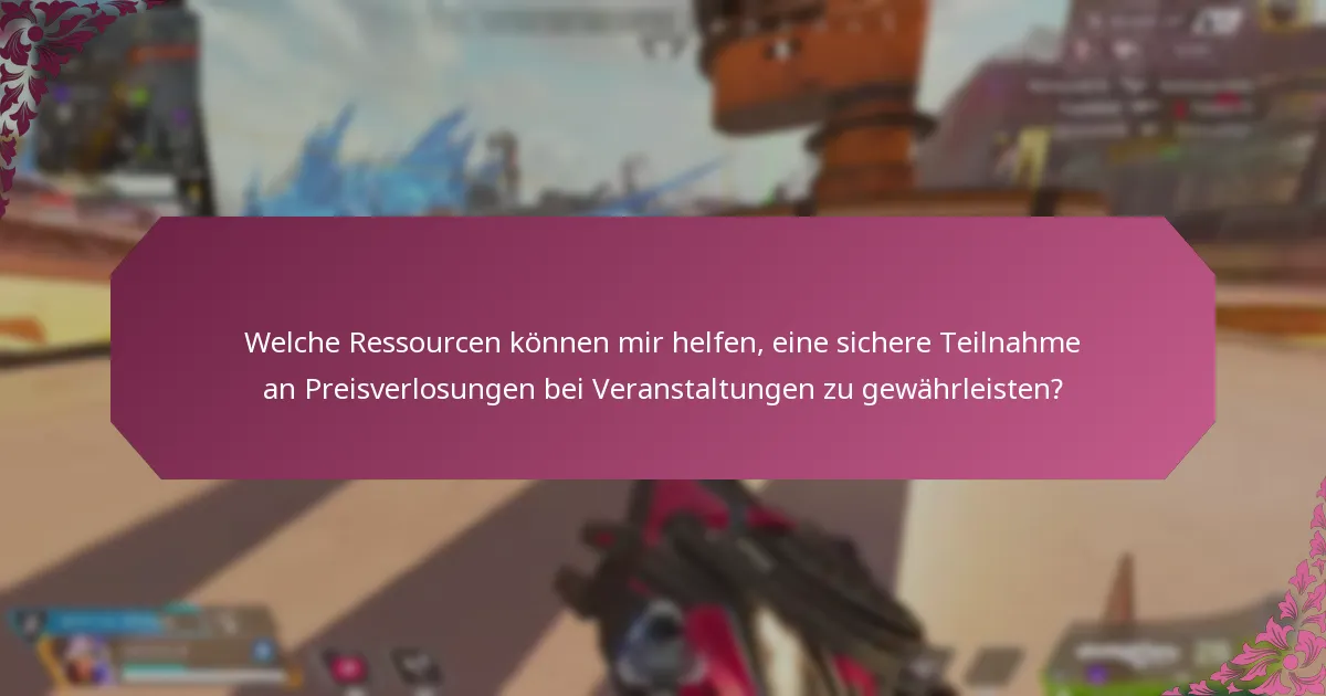 Was sind die Schritte, um Preise bei Veranstaltungen sicher einzulösen?