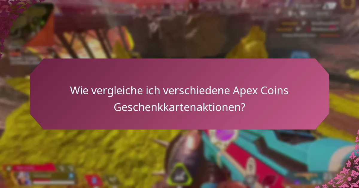Welche besonderen Veranstaltungen bieten Apex Coins Geschenkkartenaktionen an?